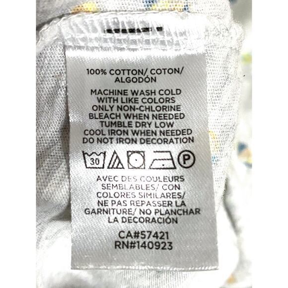 Loft Vintage Soft V Neck Shirt L Beach Umbrella Balls Vacation Summer Nautical - Picture 5 of 5